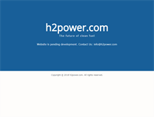 Tablet Screenshot of h2power.com